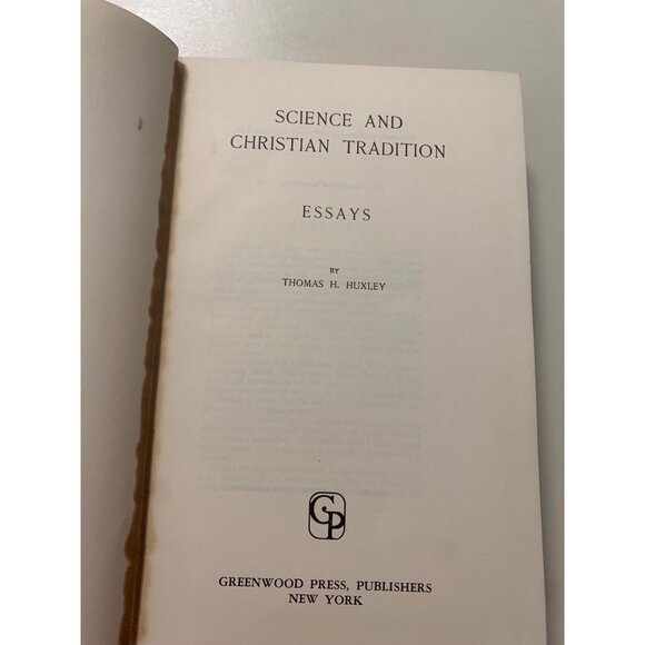 Science and Christian Tradition Essays by Thomas H. Huxley 1968 LS5 - Picture 1 of 9